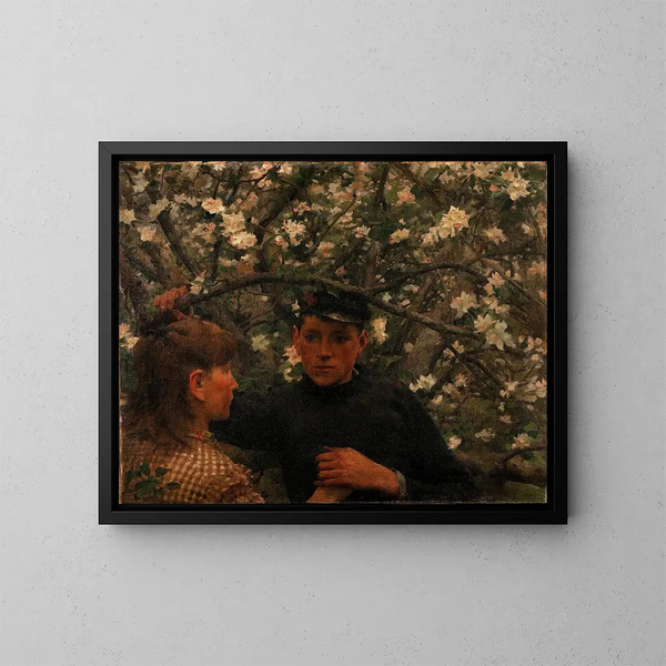 La Promesse - Henry Scott Tuke — ingelijst kunstwerk aan de muur