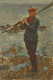 Young man with a oar - Henry Scott Tuke — artwork view