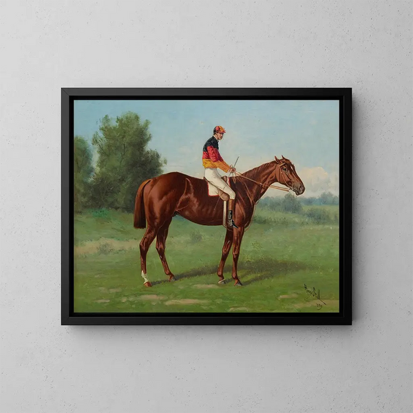 Elkwood met J. Martin Up - Henry Stull — ingelijst kunstwerk aan de muur