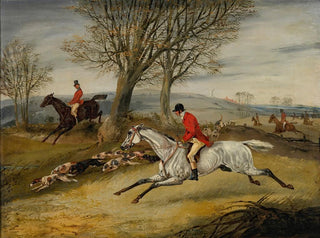 Jacht op de Herten - Henry Thomas Alken — weergave van het kunstwerk