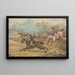 Fuyons Prenons la Tête - Henry Thomas Alken — ingelijst kunstwerk aan de muur