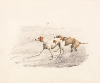 Henry Thomas Alken - Two Pointers Facing Left.webp
