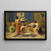Het Banket - Henry Thomas Schafer — ingelijst kunstwerk aan de muur