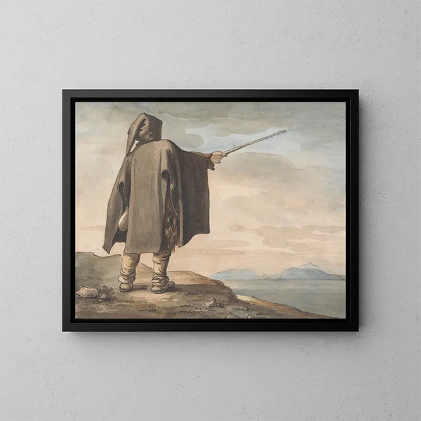 Een boer van de berg Érix - Henry Tresham — ingelijst kunstwerk aan de muur