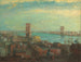 Brooklyn Bridge - Henry Ward Ranger — weergave van het kunstwerk