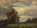 De solitairewachter - Henry Ward Ranger — weergave van het kunstwerk