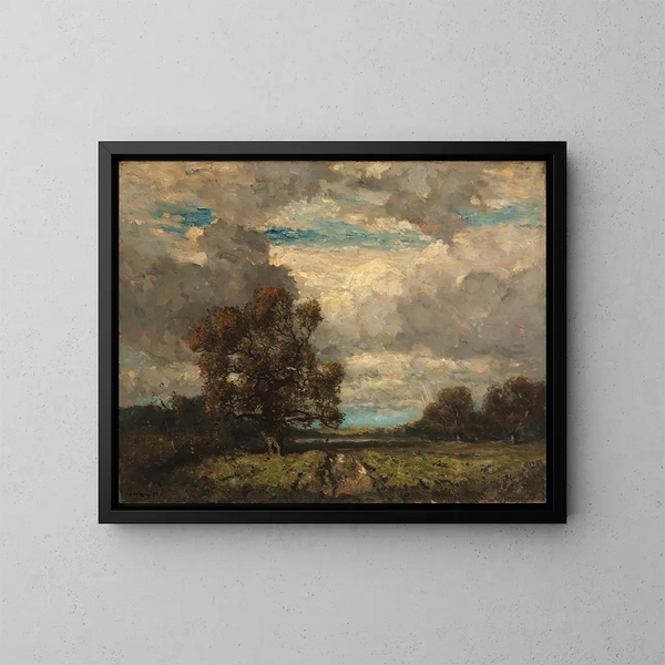 De solitairewachter - Henry Ward Ranger — ingelijst kunstwerk aan de muur