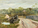 De stenen omheining - Henry Ward Ranger — weergave van het kunstwerk