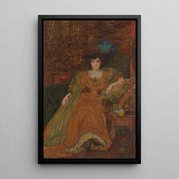 Henry de Groux - Portrait of Emma Lambotte.webp