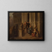 vooraan de kerk - Henryk Pillati — ingelijst kunstwerk aan de muur
