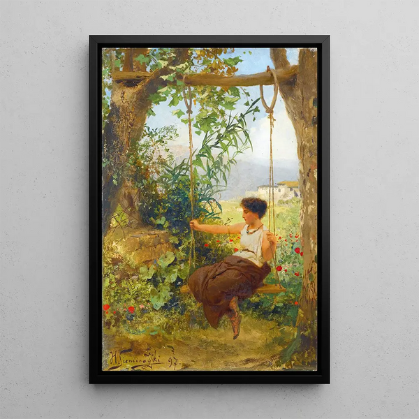 Henryk Siemiradzki - GIRL ON A SWING.webp