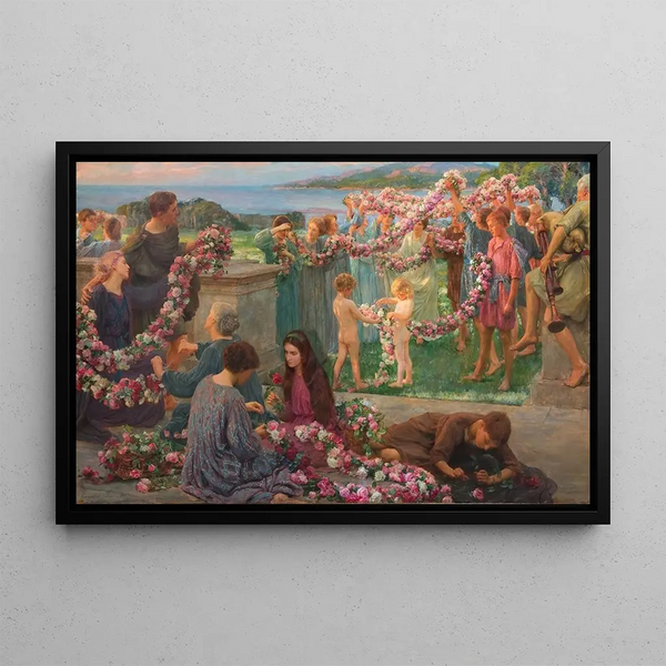 Herbert Arnould Olivier - The Garlands of Love.webp
