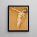 Studie van bacchante voor de ochtend vintage - Herbert James Draper — ingelijst kunstwerk aan de muur