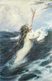 vliegende vis - Herbert James Draper — weergave van het kunstwerk
