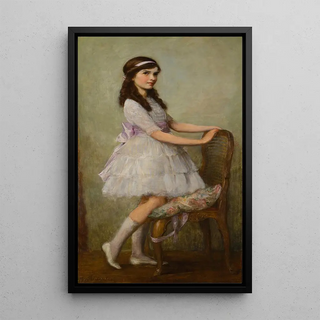 Herbert James Draper - Portrait Of Miss Barbara De Selincourt.webp