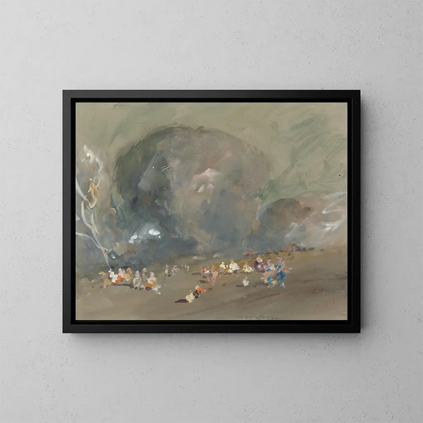 Feestelijke buitenlucht - Hercules Brabazon Brabazon — ingelijst kunstwerk aan de muur
