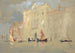 Gondoles voor een paleis aan het Grand Canal in Venetië - Hercules Brabazon Brabazon — weergave van het kunstwerk