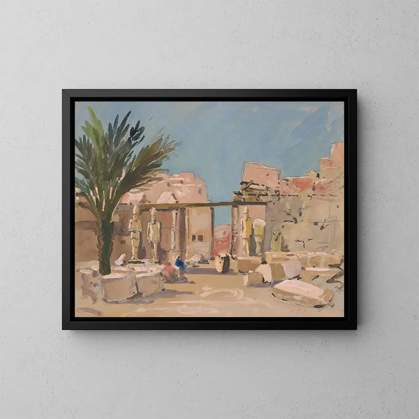 Louxor - Hercules Brabazon Brabazon — ingelijst kunstwerk aan de muur