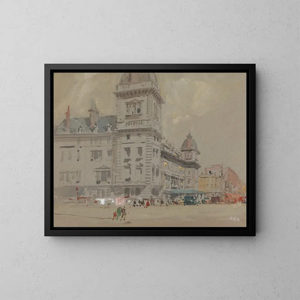 Gare de Paddington - Hercules Brabazon Brabazon — ingelijst kunstwerk aan de muur