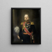 Antonie Frederick Jan Floris Jacob Baron van Omphal 1788-1863 Luitenant-generaal - Herman Antonie de Bloeme — ingelijst kunstwerk aan de muur