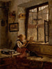 Meisje met een kat - Herman Hartwich — weergave van het kunstwerk
