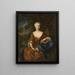 Lovisa Dorotea Sofia 1680-1705 prinses van Pruisen - Herman Hendrik de Quiter de Jeune — ingelijst kunstwerk aan de muur