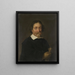 Portret van een man - Herman Meynderts Doncker — ingelijst kunstwerk aan de muur