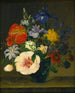 Bloemen in een glas - Hermania Neergaard — weergave van het kunstwerk