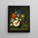 Bloemen in een glas - Hermania Neergaard — ingelijst kunstwerk aan de muur