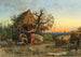 van een herder die op de achtergrond doedelzak speelt Rome - Hermann David Salomon Corrodi — weergave van het kunstwerk