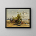 Kampement - Hermann David Salomon Corrodi — ingelijst kunstwerk aan de muur