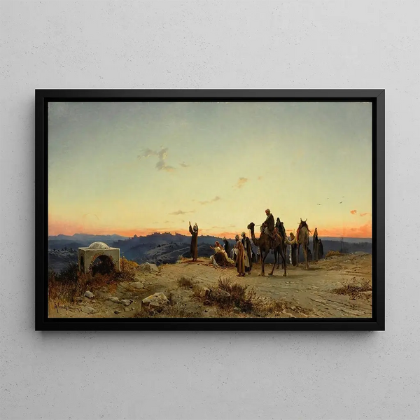 Hermann David Salomon Corrodi - Prayer Before Jerusalem.webp