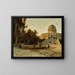 De Koepel van de Stad Jeruzalem - Hermann David Salomon Corrodi — ingelijst kunstwerk aan de muur