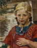 Portret van een meisje - Hermann Groeber — weergave van het kunstwerk