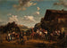 herberg met bergbaan langs de weg - Hermann Kauffmann — weergave van het kunstwerk