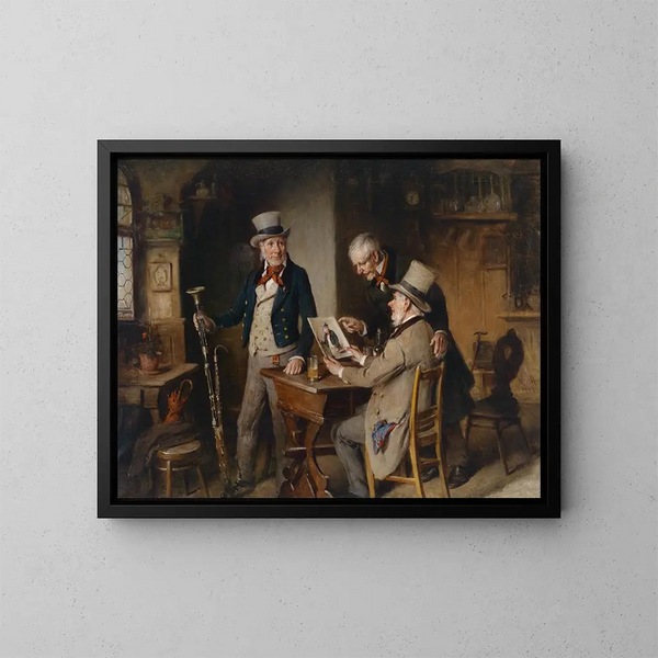 De bassoonist - Hermann Kern — ingelijst kunstwerk aan de muur