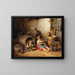 Speelgenootjes - Hermann Kern — ingelijst kunstwerk aan de muur