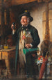 De favoriete bloem van de botanist - Hermann Kern — weergave van het kunstwerk