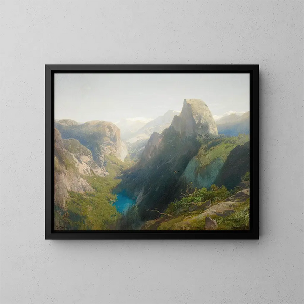 Lac Miroir, Yosemite - Hermann Ottomar Herzog — ingelijst kunstwerk aan de muur