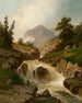 The Winding River - Hermann Ottomar Herzog — artwork view