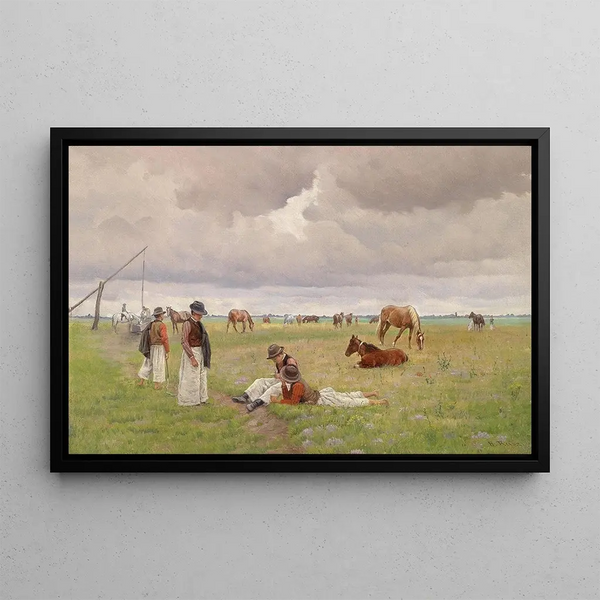Hermann Reisz - Junge Hirten in der Puszta.webp