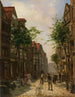 Altstadtgasse Hamburg - Hermann Rieck — weergave van het kunstwerk