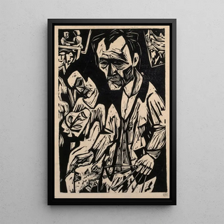 Hermann Scherer - Selbstbildnis mit Pinseln.webp