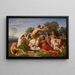 L'Éducation de Jupiter sur le mont Ida en Crète - Hermann Steinfurth — framed artwork on a wall