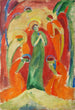 Sainte vénérée par des anges - Hermann Stenner — weergave van het kunstwerk