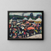 Foire au Kesselbrink à Bielefeld - Hermann Stenner — ingelijst kunstwerk aan de muur