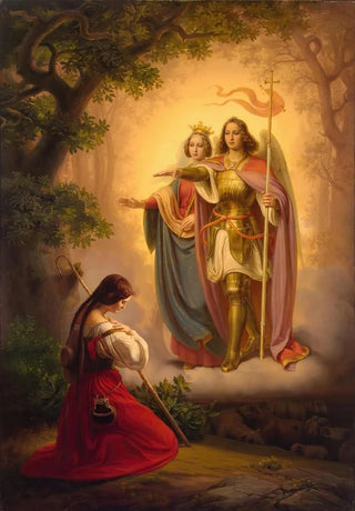 Hermann Stilke - Appearance of Saints Catherine and Michael to Joan of Arc.webp