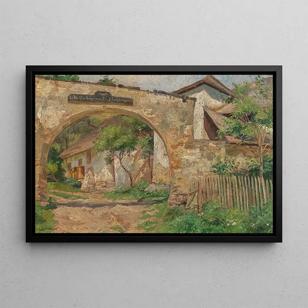 Hermine von Janda - Bauernhof A Farmyard.webp