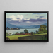 Vue du balcon sur l'île des Femmes - Hiasl Maier-Erding — framed artwork on a wall