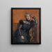 Sigrid Lindberg violinist - Hildegard Thorell — framed artwork on a wall